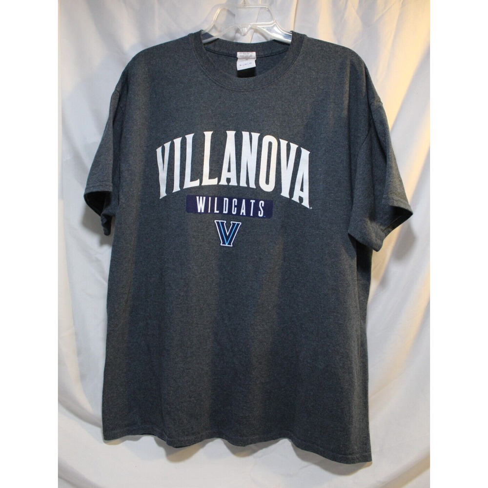 Villanova Wildcats Men's XL Gray Graphic T-Shirt Crewneck Short Sleeve